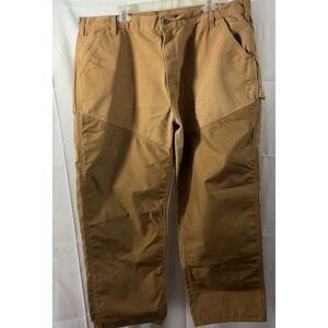 Vtg CARHARTT B186 BRN  Field Hunting Pants Duck Brush Work  Men's Size   42x30‎